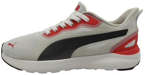 Puma Unisex Softride Cosmic St Sliptech Sneaker, Puma White Puma Schwarz für alle Zeiten, Rot, 48.5 EU