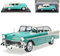 Ixo Chevrolt Chevy Bel Air Serie 2400C 1. Generation Coupe Grün mit Weiss Modell 1957 Generation 1953-1957 1/24 Modell Auto Modellcarsonline Modell Auto