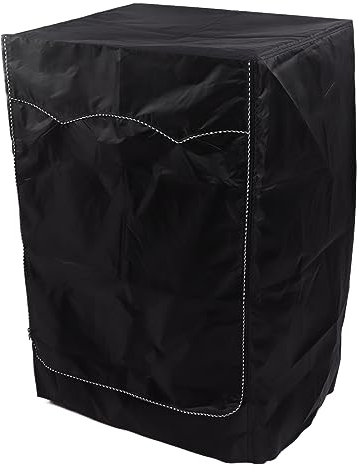 Funda para para Lavado, Funda para Lavadora y Secadora, Traje para la Mayoría de Carga Frontal, Impermeable, a Prueba de Polvo, Protección para Todo Clima, Negro, 60 X 60 X 88
