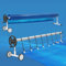 UISEBRT Enrollador móvil para piscina de 3 m – 5,70 m para lona de piscina, enrollador con cintas de fijación y ruedas, sistema de enrollado para lonas solares y cubiertas