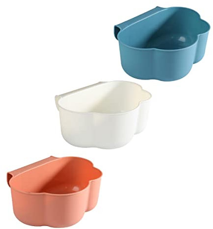 CHILDWEET 3pièces Bac à Ordures Suspendu Pour Cuisine Poubelle Pratique Sous Évier Avec Capacité Rangement Créatif Pour Déchets Alimentaires Design Compact Et Économise De Espace