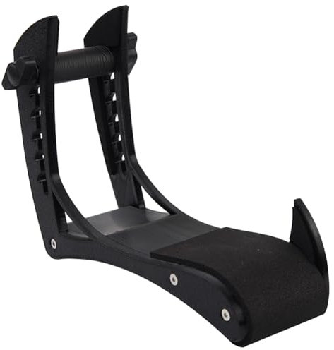 Verstellbare Gitarrenfußstütze [30-50cm] - Ergonomischer Anti-Rutsch Fußschemel für E-Gitarre, Akustik & Klassik | Höhenverstellbar, Rutschfester Schaumstoff | Gitarrenzubehör & Fußbank