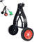 Yaztauho Rueda De Apoyo De Recortadora - RuedasAuxiliares para Desbrozadora, Soporte para Cortacésped, Ruedas De Soporte Ajustables para Recortadoras De Césped, para Jardinería, Negro