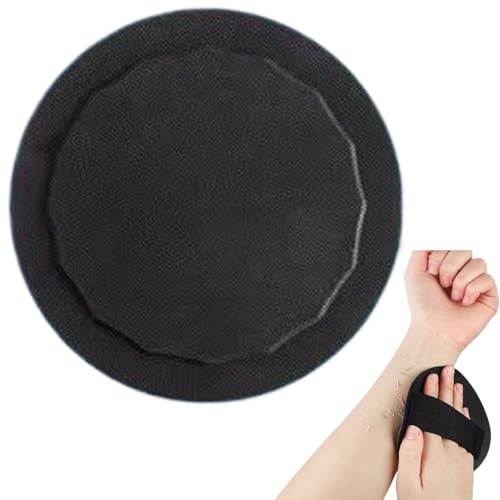 Lunaobrik Peeling für den Körper – 5 Stück Körperpeeling, rundes Handtuch aus Gummi, für Massage und chemische Reinigung dem Sport