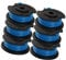 Yurefax Bobine de fil de rechange for coupe-bordures Worx WG150E, WG154E, WG155E, WG157E, WG160E, WG163E, WG166E, WG167E, WG169E, for coupe-bordures Mac Allister MGTP18Li 1,5 mm, 1 x 2,5 m Remplacemen