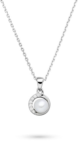 s.Oliver Damen Schmuck – Halsketten aus 925er Silber mit verschiedenen Stein- & Perlendesigns – Klassisch, Zeitlos & Schön – Perfekte Geschenkidee