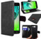 ebestStar - Coque Compatible avec Samsung J3 2016 Galaxy SM-J320F Etui PU Cuir Housse Portefeuille Porte-Cartes Support Stand, Noir [Appareil: 142.3 x 71 x 7.9mm, 5.0'']