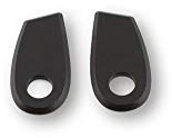 HIGHSIDER Alu Blinker-Montageplatten hinten für BMW RnineT, schwarz, Set