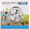 Status USB Desk Fan, 4 Inch Portable Mini Single Speed Small Chrome Fan, SUSBCRMFAN1PKB4
