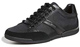 BOSS Hugo Saturn Scarpe da Ginnastica da Uomo, Nero, 44 EU
