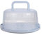 Kuchen Transportbox Rund, Tortentransportbox mit Haube und Griff, Tortenbox Tortenglocke Kuchentransportbox Kuchenbehälter für 10 Zoll Kuchen, BPA Frei Tortenbehälter für Kekse, Nüsse, Kuchen