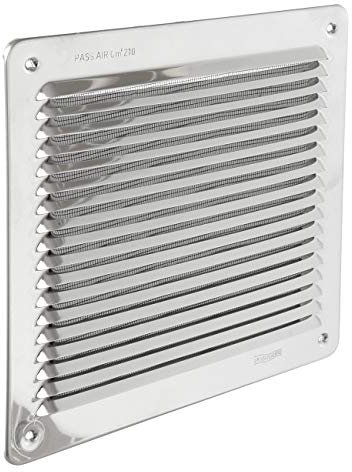 La Ventilazione LAR2323IN-Y Parrilla, inoxidable 430, 228 x 228 mm