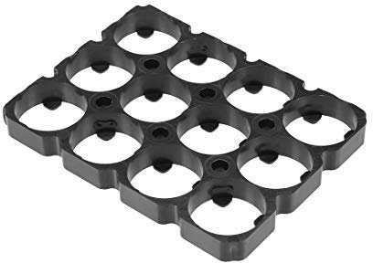 5 Stück 3 x 4 Zellenspacer 21700 Lithium-Akku, Halterung aus Kunststoff für DIY Akku