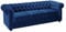 Vente-unique - 3-Sitzer-Sofa, Chesterfield, Velours, K‚Äö√Ñ√∂‚àö‚Ä†‚àö‚àÇ‚Äö√†√∂‚àö√∫nigsblau