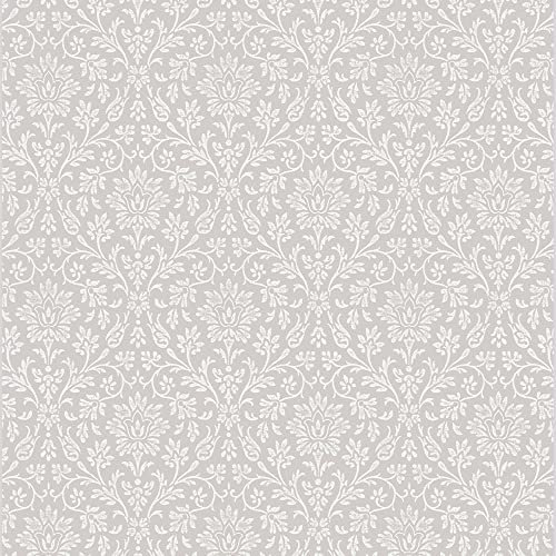 Laura Ashley Annecy Dove Grey Wallpaper