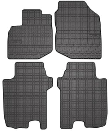 OMAC Gummi Fußmatten kompatibel mit Honda Jazz 2007-2014 Automatten Gummi Schwarz 4tlg