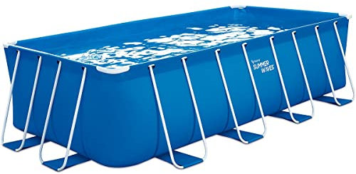 Habitat et Jardin Piscina Tubular Rectangular Tico 1-4,88 x 2,44 x 1,22 m - Filtración de Arena 4,5 m3/h