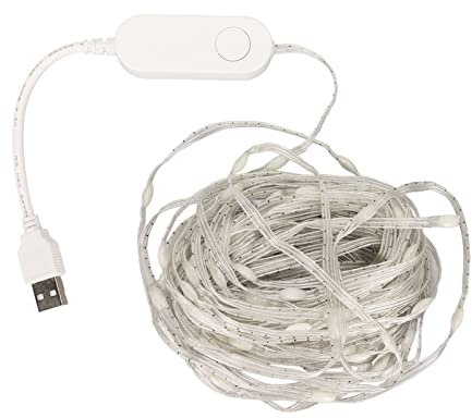 USB-Lichterketten, Fernbedienung und APP-Fernbedienung, 32,8 Fuß 100 LED-Glühwürmchen-Lichter für Schlafzimmer, Wand, Decke, Weihnachtsbaum, Dekoration, Garten, Kranz, Handwerk