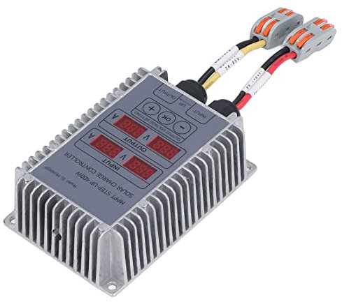 Solarbatterieladeregler Boost MPPT Solarregler Wasserdicht mit Display 24-85V für Solarladegeräte (400 W)