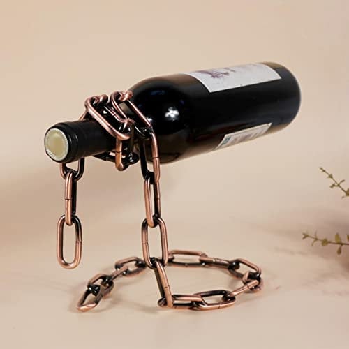 Ketten Weinregal, Schwebende Kette, Magischer Flaschenhalter, Magischer Ketten Wein Flaschen Ständer, Schwebendes Eisenketten Weinflaschenregal, Kreativer Wein Flaschen Halter Zur Wein Aufbewahrung