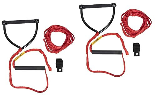 Toddmomy 2st Seil Für Wasserski Kniebrett-Seil Wakesurf-Seil Ski Seil Wasserleitungen Kniebrettseil Mit Griff Wassersport Geschirr Surf-beinseil Surfbrett-beinriemen Tragbar Beingurt Pp