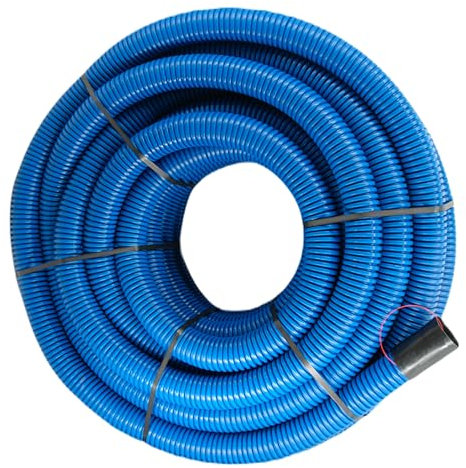 Unterirdisches Wellrohr M75 mm | Leerrohr Elektrorohr Erdwellrohr Blau | 5m 10m 15m 20m 25m (5 Meter)