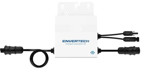 Solarsys® - 360W Micro-Onduleur Solaires Envertech EVT360, Micro Inverter DC 16V-60V à AC 220V-230V, pour 1 Panneaux Solaires