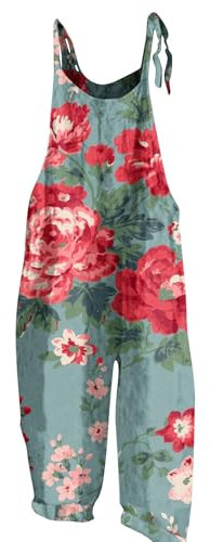 Jumpsuit Elegant Anzug Damen Hosenanzug Elegant 2 Teilig Latzhose Damen Jeans Jumpsuit Damen Schwarz Latzhose Damen Overall Damen Elegant Jumpsuit Damen Kurz Arbeitsoverall Damen（2-Vermilion,S)