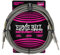 Ernie Ball Cable trenzado para instrumentos, recto/recto, 3 m - Silver Fox