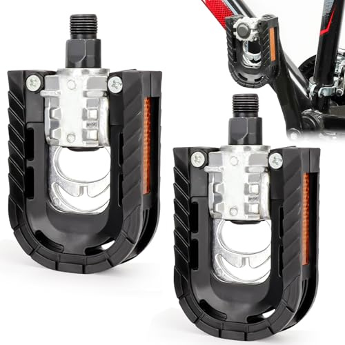 Bicicleta con pedales plegables laterales, superficie antideslizante, rodamientos industriales, reflectores incluidos