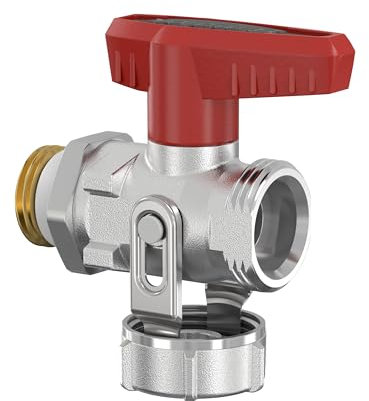 Simplex KFE-Kugelhahn für Heizung mit Außengewinde G 1⁄2 M x G 3⁄4 M, silikonfrei- F10657