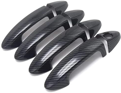 Türgriff Beifahrerseite Für Ford Für Fiesta 2009-2012 Auto Außentür Griff Abdeckung Aufkleber Carbon Faser Fahrertür Außentürgriff