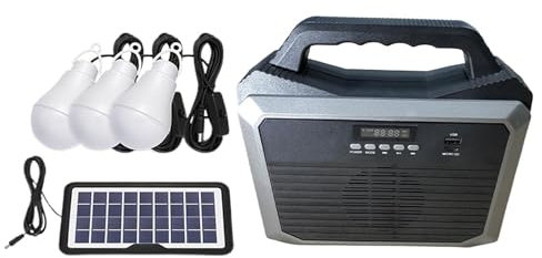 Ronyme Linterna Solar para Acampar, luz Solar para Tienda de campaña, Recargable, Ligera, LED para Acampar, para el hogar, Senderismo y Exteriores