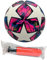 Fenteer Pallone Da Calcio Taglia 5, Attrezzatura Portatile per L'allenamento di Calcio, Pallone Ufficiale Da Partita per Allenamento All'aperto, per U, Viola
