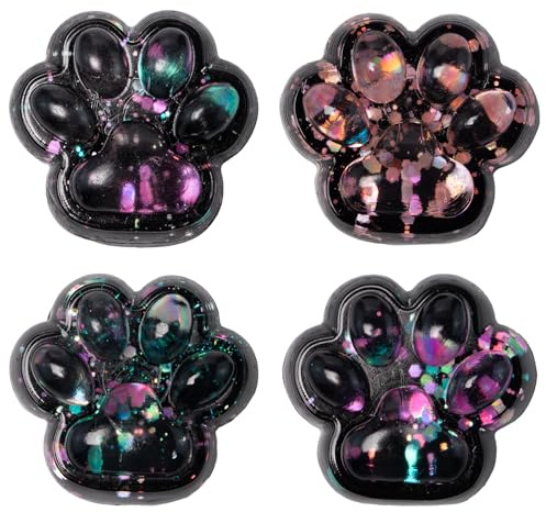 Pilikoll 4pcs Katzenpfoten Fidget Toy Set für Mädchen,Jungen(Stil zufällig) | Katzenpfote Stressabbau Spielzeug, Katzenpfoten Sensorik Spielzeug, Cat Paw Squishy, Katzenpfoten Quetschspielzeuge