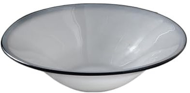 Clouded Glass Straw Hat Bowl Salad Bowl