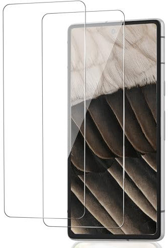 ICESPRING 2 Stück für Panzerglas für Google Pixel 7a Schutzfolie, Fingerabdruck-ID Panzerfolie für Google 7a Folie, 9H Härte Schutzglas für Pixel 7a Panzer Schutz Glas