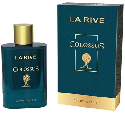 LA RIVE COLOSSUS Parfüm Herren Parfum Eau de Toilette 90ml | Holzig, Amber, Zedernholz, Vanille, Tonkabohne, Zitrone & Minze | Maskuliner Männerduft Männer Parfüm Geschenkidee Fruchtig