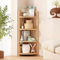 STCERY Libreria Angolare A Livelli, Scaffale Organizzatore Autoportante A Cubi, Verticale A Torre In Legno, Stile Moderno, Per Soggiorno, Camera Da Letto, Ufficio(110cm/43.3in)