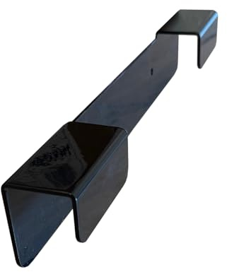 Selections Wheelie Bin Black Steel Wall Bracket for Stability & Security