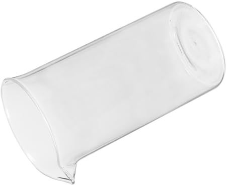 CLISPEED Ersatzglas Kaffeepresse Becherglas Aus Glas 350ml Für Presskaffee Und Cold Brew Kaffeemaschine Mit Schmalem Ausguss