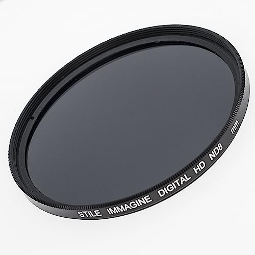 Neutralfilter Grau ND 8 ND8 ND-8 Filter Grau Neutral Density Universal kompatibel mit Nikon kompatibel mit Sony kompatibel mit Canon kompatibel mit Fuji (62 mm)