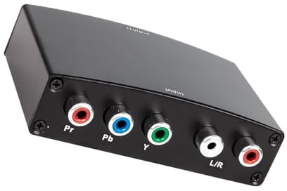 YPbPr zu HDTV Konverter Komponente zu 1080P Video Adapter für Monitor Projektor HDTV zu YPbPr Konverter