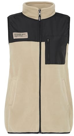 OXMO OXNete Damen Weste Pullover Fleecepullover