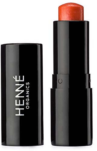 Henné Organics Luxe Lip Tint - Moisturizing, Sheer Natural Color - Coral (Orange)