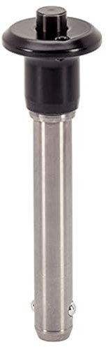 Halder 22340.0258 Perno di bloccaggio a Sfera, Nero, d1=10 mm / l1=120 mm