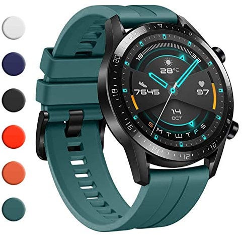 YHC Correas para Huawei Watch GT3/GT2/GT2 Classic/GT2 Pro 46mm,Compatible con Huawei Watch GT 2e/GT Sport Active 46mm