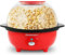 Elite Gourmet EPM330R Automatic Stirring 12-cup Popcorn Maker Popper, Hot Oil Popcorn Machine w/Measuring Cap & Built-in Reversible Serving Bowl, Great for Home Party Kids, Safety ETL Approved, Red