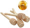 Lot de 35 Cuillère à Miel en Bois Petite 10cm Distribuent Drizzle Miel Confiture, Mini Bâton de Miel, Portable Jam Pot à Miel Distributeur Collectionner remuer Rod Stick, Faveurs De Fête De Mariage