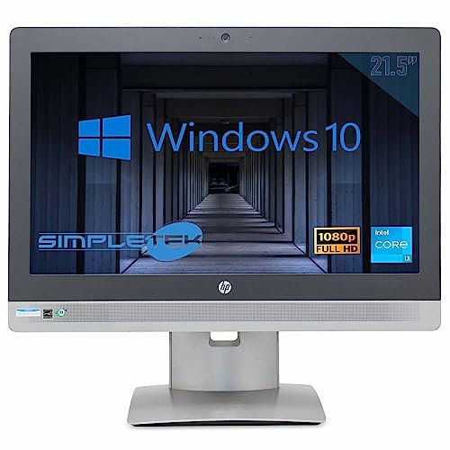 HP Pro One 600 G2 - Ordenador todo en uno | Pantalla 21,5 FHD – CPU i3-6100 3,7 GHz – Windows 10 Pro (4 GB RAM SSD 120 GB) (reacondicionado)